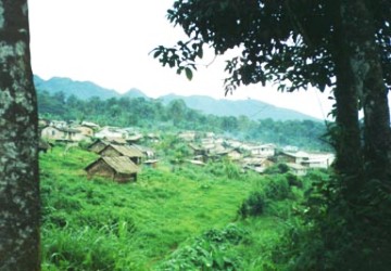 This photo of the Village of Ruiche in Equatorial Guinea was taken by Peace Corps volunteer Christine Strater. 